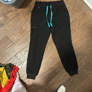 women's Black FREEx™ Lined Zamora™- Jogger Scrub Pants - S / Black